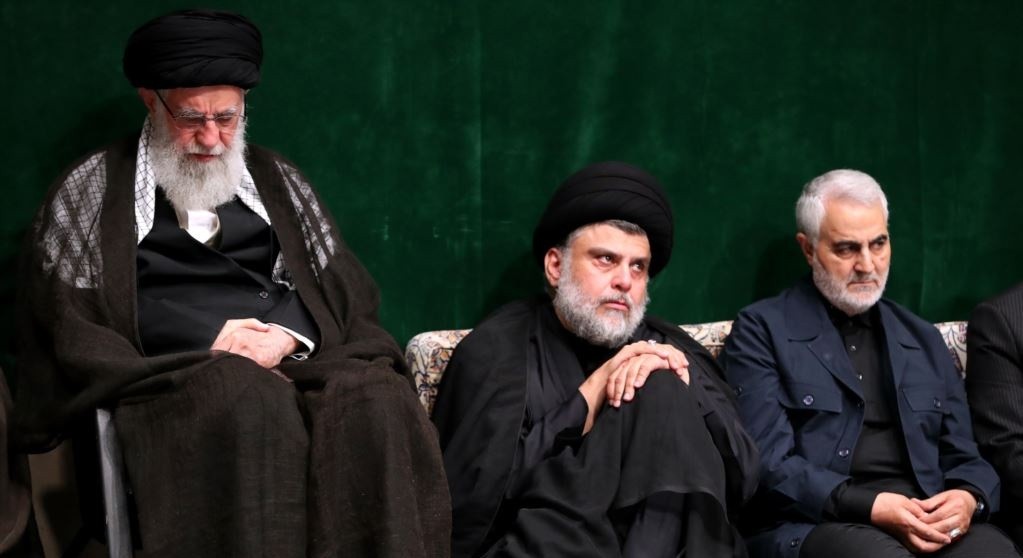 ifmat - Iraqs Shiite politician Al Sadr meets Supreme Leader Ali Khamenei in Iran