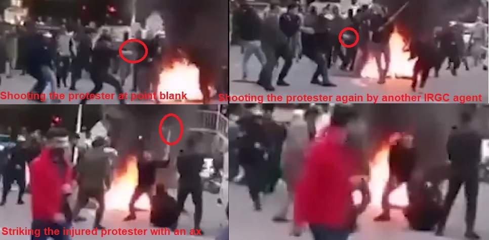 ifmat - Iran protests horrific crime by the IRGC in Gorgan