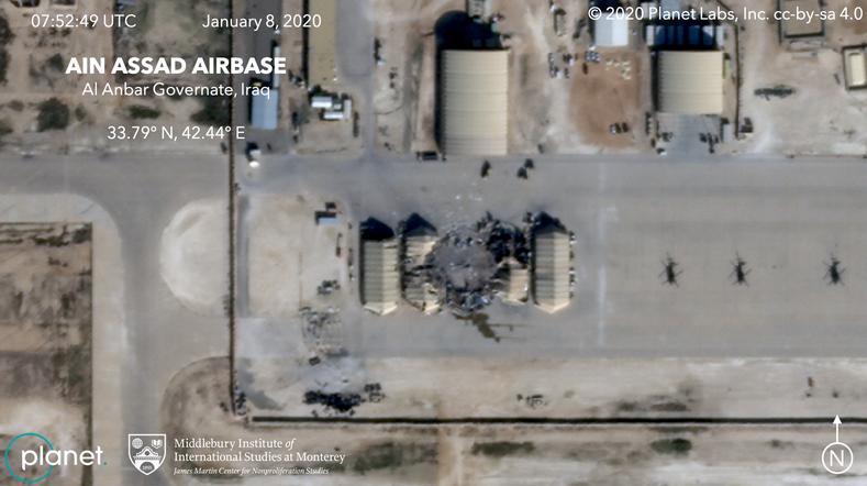 ifmat - Satellite photos reveal extent of damage from Iranian strike on Air Base in Iraq