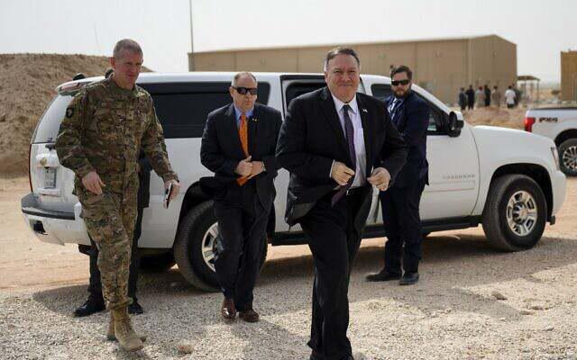 ifmat - Pompeo meets US troops in Saudi visit focused on Iran