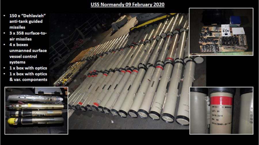 ifmat - Weapons shipment from Iran seized in Arabian sea was for Houthis