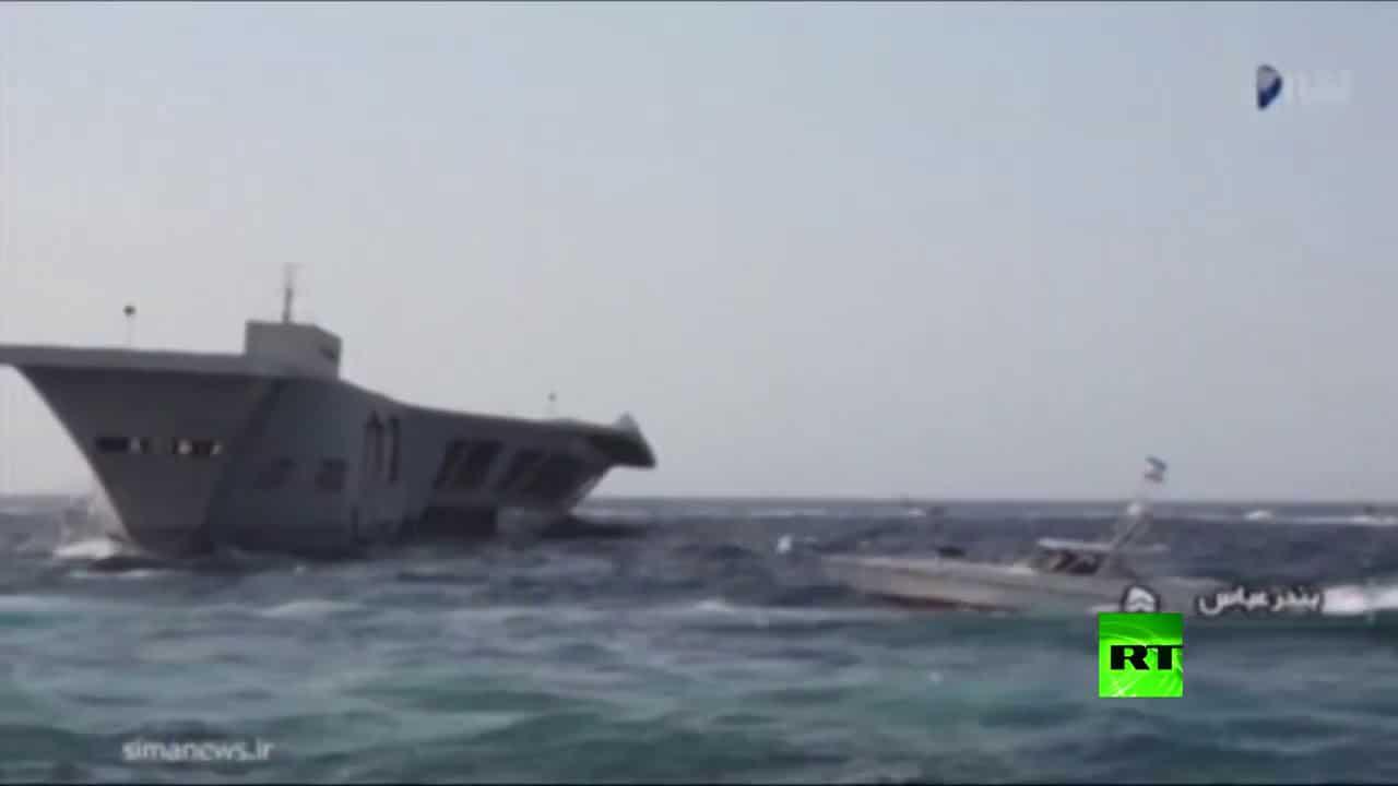 ifmat - Video of Iran simulates battle with US Navy in Strait of Hormuz