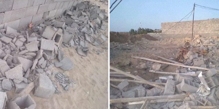 ifmat - Iran security forces demolish homes in SE Iran harass and arrest locals