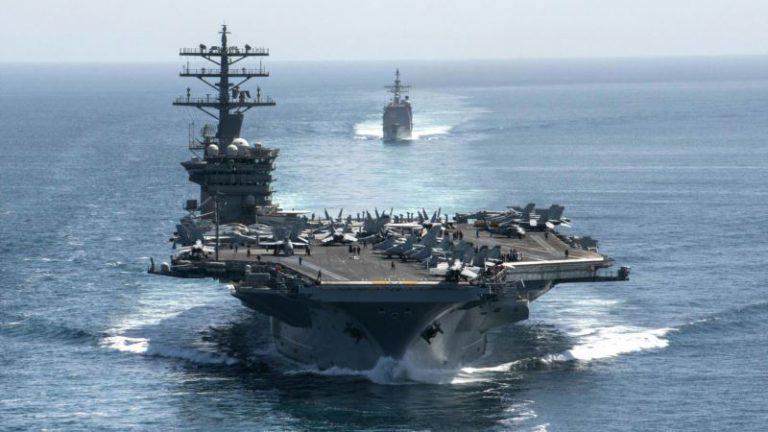 ifmat - US aircraft carrier to remain in Gulf due to threats by Iran