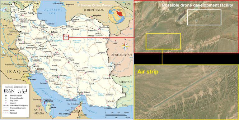 ifmat - Iran drone fleet seen from space