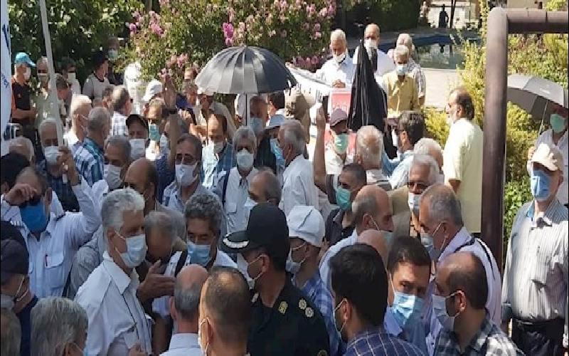 ifmat - Iran Pensioners protest yet again