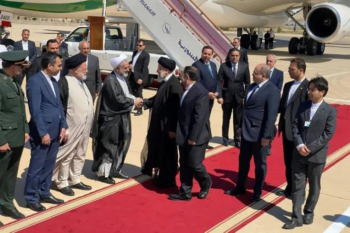 ifmat - Irans President Raisi starts landmark visit to Syria